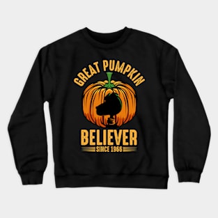Great Pumpkin Believer Funny Scary Halloween Crewneck Sweatshirt